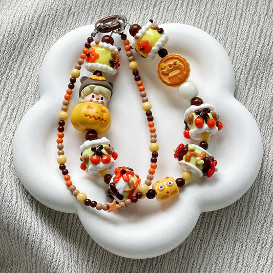 Pop Mart Little Sweet Bean Pumpkin Cute Grain Phone Charms